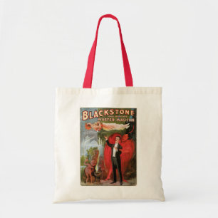 Vintage-Zauberplakat, Großer Blackstone-Magier Tragetasche
