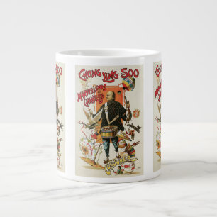Vintage-Zauberplakat, Magier Chung Ling Soo Jumbo-Tasse