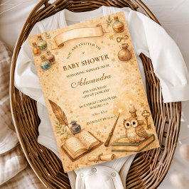 Vintage-Zaubertrank-Baby-Party Einladung