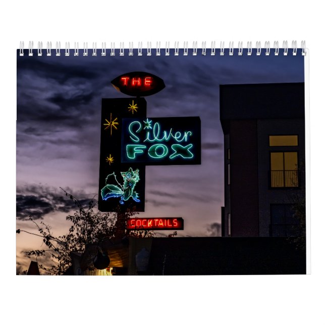 Vintage Zeichen - ein Fotokalender Kalender (Rückseite)