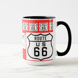Vintage Zeichen-Geschenke des Weg-66 Tasse