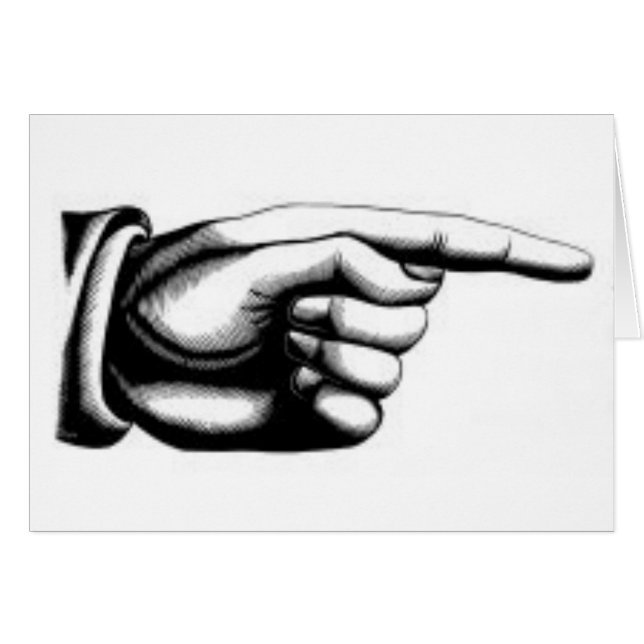 Vintage Zeigerhand (Vorderseite (Horizontal))