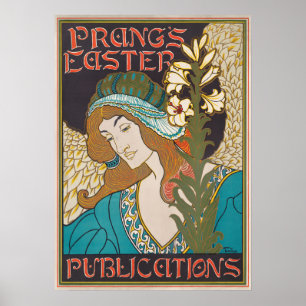 Vintage Zeitschriftenabdeckung/Werbeplakat Poster