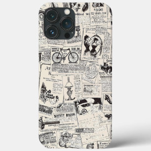 Vintage-Zeitung Case-Mate iPhone Hülle