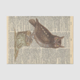 Vintage Zeitung mit Schälhammer Seidenpapier