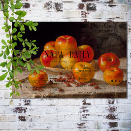 Vintage Zeitung Rustikale Texturdekoupage Seidenpapier