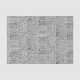 Vintage Zeitung Seidenpapier