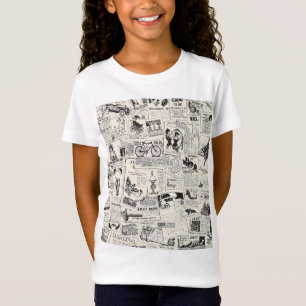 Vintage Zeitung T-Shirt