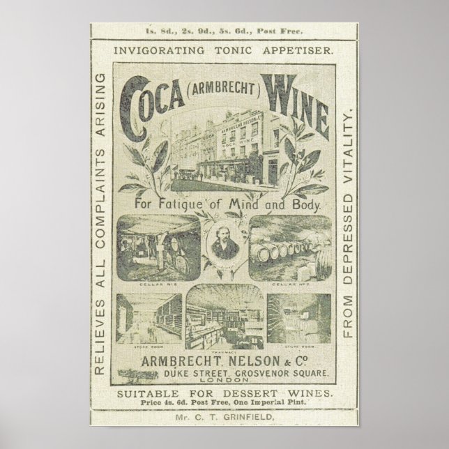 Vintage Zeitungswerbeküche Poster (Vorne)