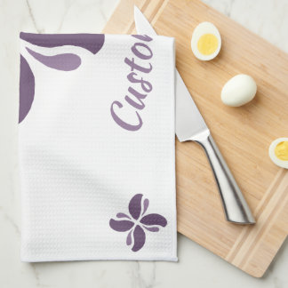 Vintage Zen Echo Lilac Kiss Geschirrtuch