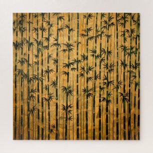 Vintage-Zen-Wald-Bambus Puzzle