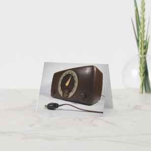 Vintage Zenith Radio Leere Karte