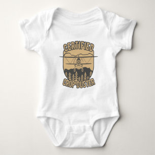 Vintage zertifiziertes Feldspritzenflugzeug-Gesche Baby Strampler