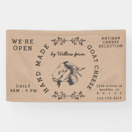 Vintage Ziegenmilch Banner