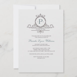 Vintage Zierarbeit 1 Einladung