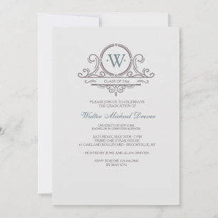 Vintage Zierarbeit 4 Einladung