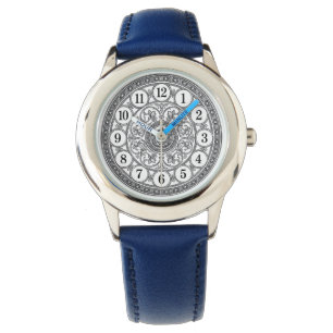 Vintage Zifferblatt-Uhr Elegantes Schwarz Armbanduhr