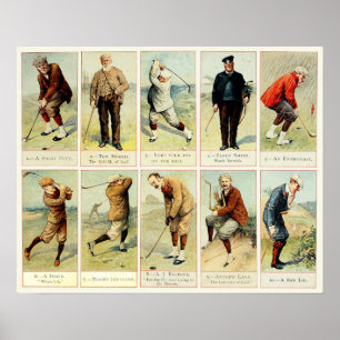 Vintage Zigarettenkarten drucken Poster