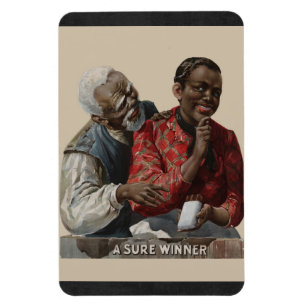 Vintage Zigarren-Anzeigen-afrikanischer Amerikaner Magnet
