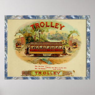 Vintage Zigarrenboxen Poster