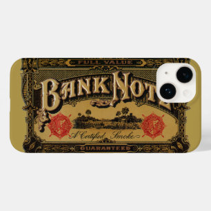 Vintage-Zigarrenetiketten-Kunst, Banknotengeld Fin Case-Mate iPhone Hülle