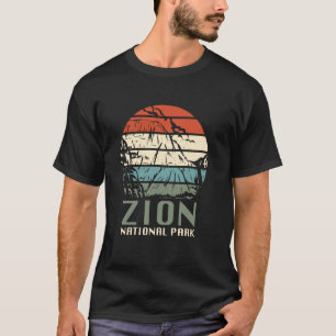 Vintage Zion Nationalpark Utah Mount Zion Camping T-Shirt