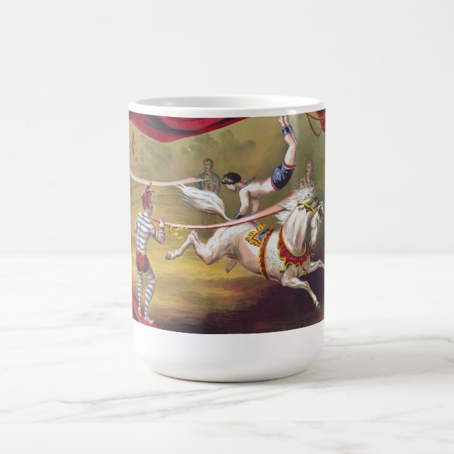 Vintage Zirkus-Kunst Kaffeetasse (Mittel)