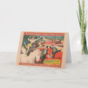 Vintage-Zirkusposter von Miss Rose Meers Karte