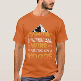 Vintage-Zitat Camping-Abenteuer vintage T-Shirt