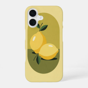 Vintage-Zitronen-Duo iPhone 16 Hülle