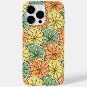 Vintage-Zitronenmuster Case-Mate iPhone 14 Pro Max Hülle
