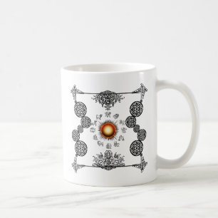 Vintage Zodiac Art Deco Design Kaffeemaschine Tass Tasse