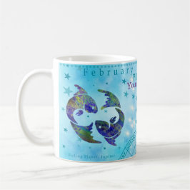 Vintage Zodiac-Astrologie Kaffeetasse