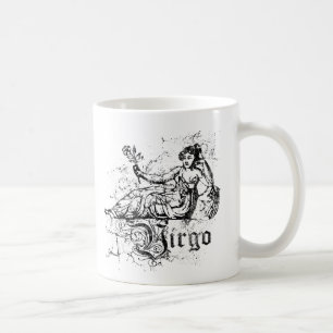 Vintage Zodiac Jungfrau Kaffeetasse