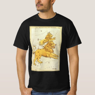 Vintage Zodiakie, Astrologie Leo-Löwenkonstellatio T-Shirt