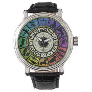 Vintage-Zodiakrad Armbanduhr