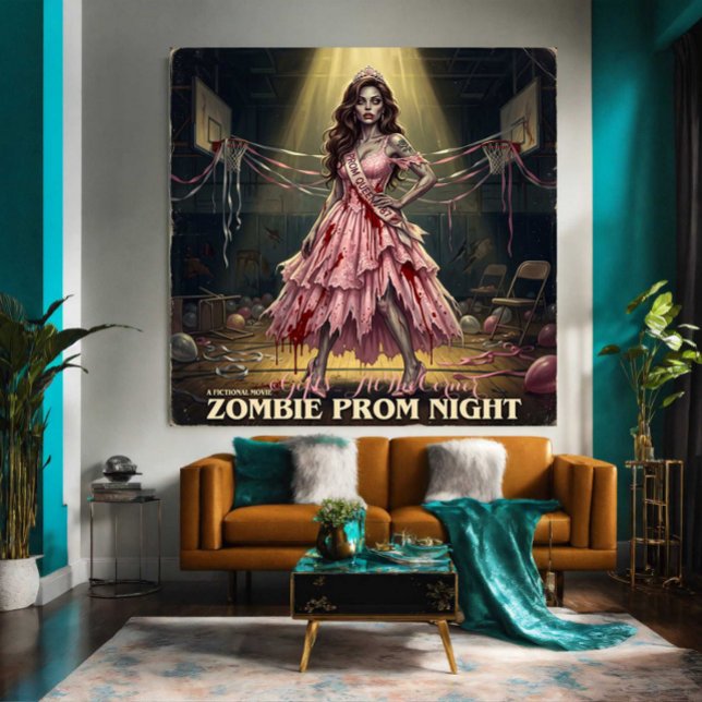 Vintage Zombie-Abiturball-Queen Poster (Von Creator hochgeladen)