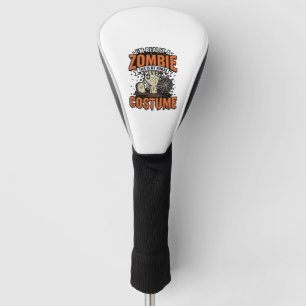 Vintage-Zombie-Kostüm Halloween-Shirt-Design_1 Golf Headcover