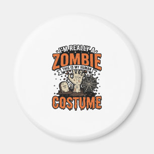 Vintage-Zombie-Kostüm-Halloween-Shirt-Design_1 Magnet
