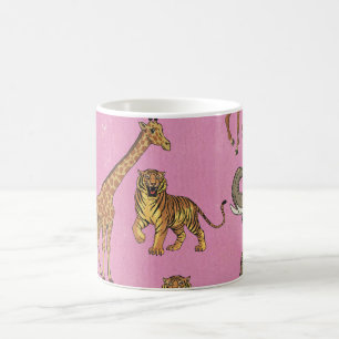 Vintage-Zoo-Tiere Kaffeetasse