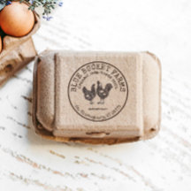 Vintage Zuchtbetriebe Etikett für frische Eier