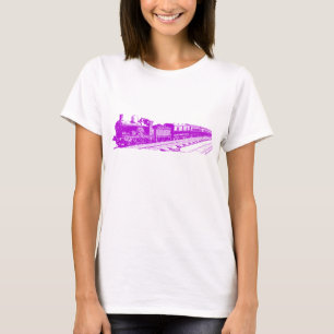 Vintage Zug - Violett T-Shirt