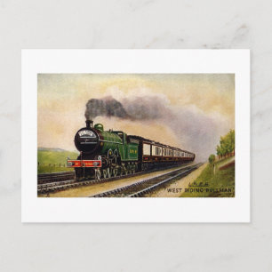 Vintage-Zug-West-Riding-Pullman-Postkarte Postkarte