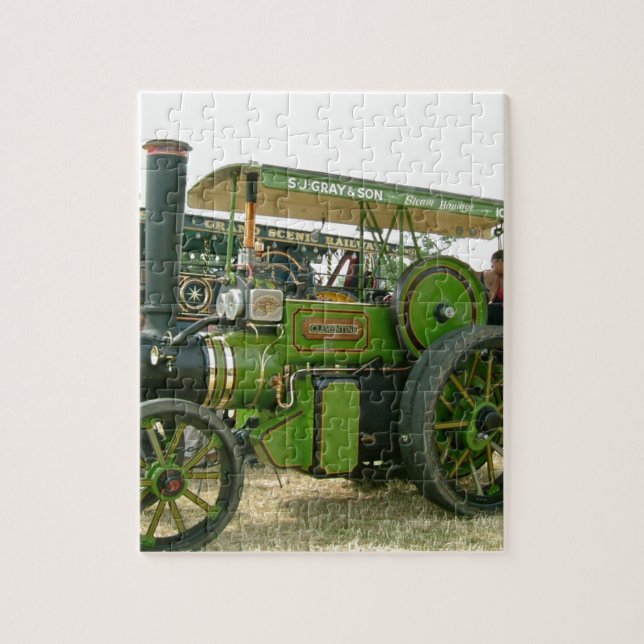 Vintage Zugmaschine Puzzle (Vertikal)