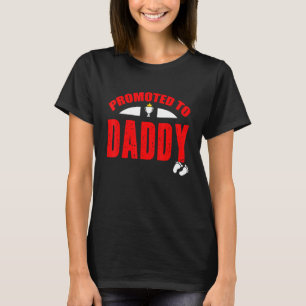 Vintage Zum Papa Befördert Erster Papa Lustig Wird T-Shirt