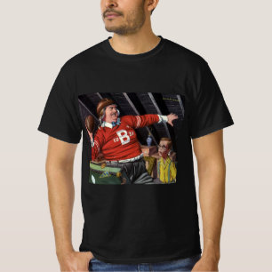 Vintage zum Vatertag, Sport Football Vater und Soh T-Shirt