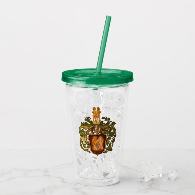 Vintage Zwergmatte Acryltrinkbecher (Rückseite Ice)