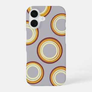 Vintage-Zwiebelscheiben-Muster iPhone 16 Hülle