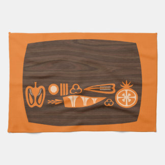 Vintage Zwischenmahlzeiten und Orangenpfeifen, Tee Geschirrtuch