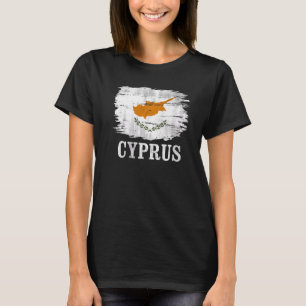 Vintage Zypern-Flagge für Zyprioten T-Shirt